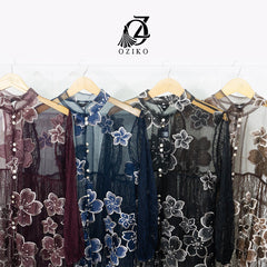 VEST OUTER OZIKO TILE 03378 LD 105 I Outer Kondangan Wanita I Outer Fashion Remaja