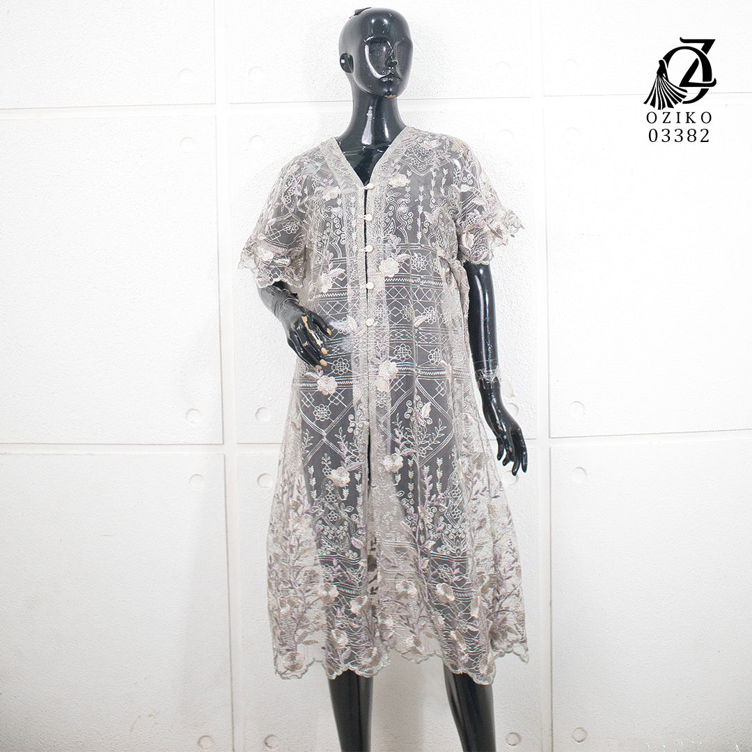 VEST OUTER TILE OZIKO CHANTILY 03382 LD 105 I Outer Kondangan Wanita I Outer Casual Remaja