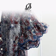 VEST OUTER TILE OZIKO CHANTILY 03382 LD 105 I Outer Kondangan Wanita I Outer Casual Remaja