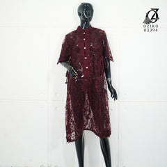 Oziko Vest Outer Tie Garden 03394 LD 105  I Outer Kondangan Wanita Lebaran I Outer Casual Remaja