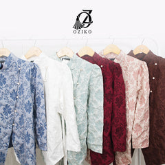 OZIKO Vest Outer Fukuro Jacquard 03398 LD 105 I Outer Kondangan Wanita I Outer Casual Remaja