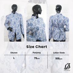 OZIKO Vest Outer Fukuro Jacquard 03398 LD 105 I Outer Kondangan Wanita I Outer Casual Remaja