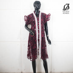 VEST OUTER TILE OZIKO 03403 LD 105 I Outer Kondangan Casual I Outer Vest Luaran