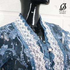 VEST OUTER TILE OZIKO 03403 LD 105 I Outer Kondangan Casual I Outer Vest Luaran