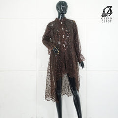 VEST OUTER TILE MICROFLOWER 03407 LD 105 I Vest Outer Casual I Vest Kondangan Wanita