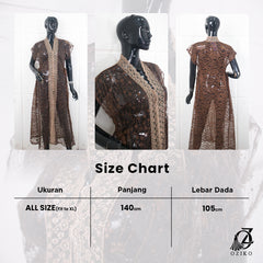 OZIKO Vest Outer Tile 03409 LD 105 | Outer Kondangan Casual I Outer Fashion Wisuda