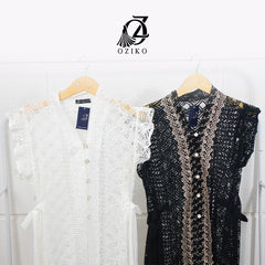 VEST OUTER BROKAT OZIKO 03411 LD 105 I Vest Outer Kondangan I Vest Casual Remaja