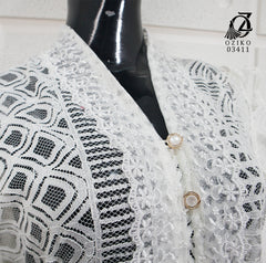 VEST OUTER BROKAT OZIKO 03411 LD 105 I Vest Outer Kondangan I Vest Casual Remaja