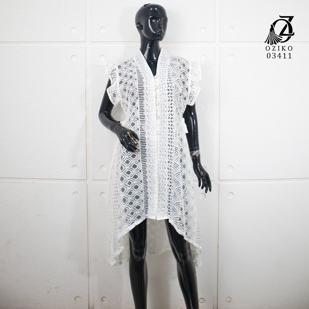 VEST OUTER BROKAT OZIKO 03411 LD 105 I Vest Outer Kondangan I Vest Casual Remaja