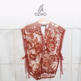 VEST OUTER TILE OZIKO 03413 LD 105 I Outer Kondangan Wanita I Outer Casual Fashion