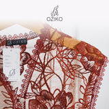 VEST OUTER TILE OZIKO 03413 LD 105 I Outer Kondangan Wanita I Outer Casual Fashion