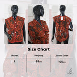 VEST OUTER TILE OZIKO 03413 LD 105 I Outer Kondangan Wanita I Outer Casual Fashion