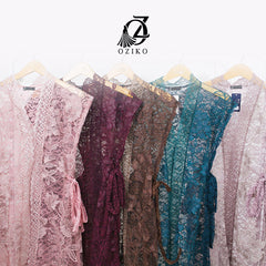 OZIKO Vest Outer 03421 Tile LD 105 | Vest Outer Kondangan leberan | Outer Casual Remaja.