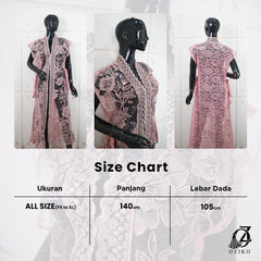 OZIKO Vest Outer 03421 Tile LD 105 | Vest Outer Kondangan leberan | Outer Casual Remaja.