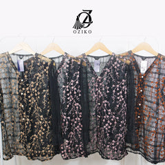 VEST OUTER TILE OZIKO 03425 LD 105 | Vest Outer Kondangan Lebaran | Outer Casual Remaja.