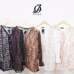 VEST OUTER TILE OZIKO 03438 LD 105 I Vest Outer Casual Wanita I Vest Outer Fashion