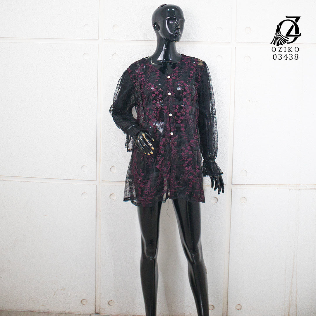 VEST OUTER TILE OZIKO 03438 LD 105 I Vest Outer Casual Wanita I Vest Outer Fashion