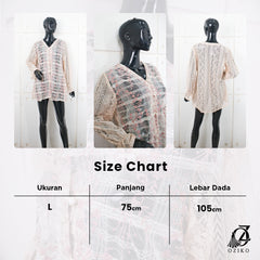 VEST OUTER TILE OZIKO 03438 LD 105 I Vest Outer Casual Wanita I Vest Outer Fashion