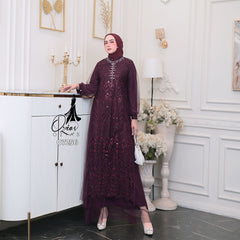 GAMIS TILE OZIAS 07256 LD 105 | Gamis Pesta Mewah
