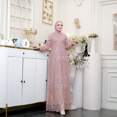 GAMIS OZIAS TILE 07271 LD 105 I Gamis Kondangan Wanita I Gamis Fashion Casual