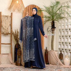 GAMIS OZIAS TILE0 07367 LD 105 I Gamis Kondangan Wanita I Gamis Fashion Casual