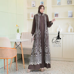 GAMIS TILE OZIAS 07262 LD 105 | Gamis Pesta Mewah | Gamis Cantik Kondangan