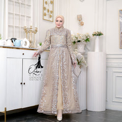 GAMIS OZIAS TILE 07273 LD 105 I Gamis Kondangan Wanita I Gamis Fashion Muslimah