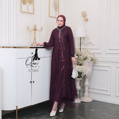 GAMIS TILE OZIAS 07256 LD 105 | Gamis Pesta Mewah