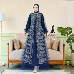 OZIAS Gamis Tile 07296 LD 105 I Gamis Kondangan Wanita I Gamis Fashion Casual