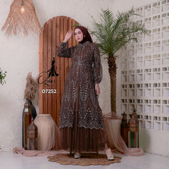 GAMIS OZIAS TILE 07252 LD 105 I Gamis Kondangan Wanita I Gamis Fashion Casual