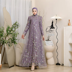 GAMIS OZIAS TILE 07346 LD 105 I Gamis Lebaran Casual I Gamis Remaja Kondangan