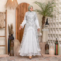 GAMIS OZIAS TILE 07374 LD 105 I Gamis Kondangan Wanita I Gamis Fashion Casual I Gamis Bini Orang