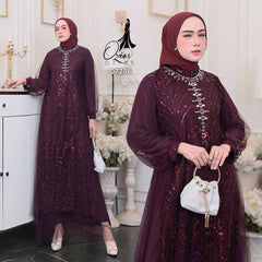 GAMIS TILE OZIAS 07256 LD 105 | Gamis Pesta Mewah