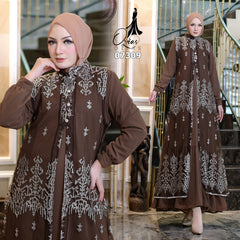 OZIAS Gamis Tile 07309 LD 105 I Gamis Kondangan Wanita Lebaran I Gamis Fashion Casual