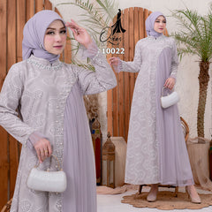 GAMIS OZIAS BROKAT INAYA TEREZA 10022 LD 105 I Gamis Kondangan Wanita I Gamis Fashion Casual