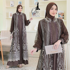 GAMIS TILE OZIAS 07262 LD 105 | Gamis Pesta Mewah | Gamis Cantik Kondangan