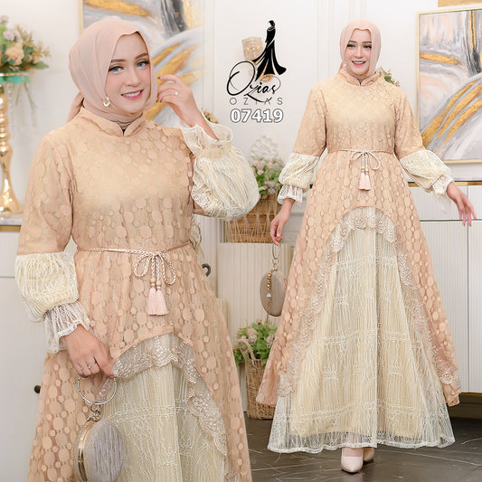 OZIAS GAMIS BROKAT BINI ORANG 07419 LD 105