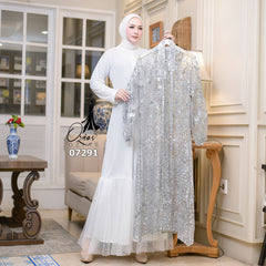 GAMIS OZIAS TILE 07291 LD 105 I Gamis Kondangan Wanita I Gamis Casuak Remaja