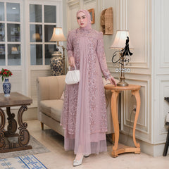 GAMIS OZIAS TILE  07250 LD 105 I Gamis Kondangan Wanita I Gamis Fashion Casual