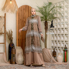 Ozias Gamis Tile 07368 LD 105 | Gamis Kondangan Wanita | Gamis Cantik Lebaran