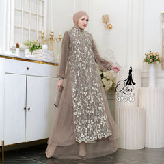 OZIAS Gamis Tile 07343 LD 105 I Gamis Lebaran Casual I Gamis Fashion Wanita