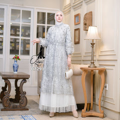 GAMIS OZIAS TILE 07291 LD 105 I Gamis Kondangan Wanita I Gamis Casuak Remaja