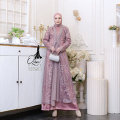 GAMIS OZIAS TILE 07298 LD 105 I Gamis Kondangan Wanita I Gamis Casual Fashion