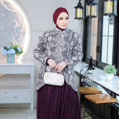 GAMIS OZIAS TILE 07337 LD 105 I Gamis Kondangan Wanita I Gamis Fashion Casual