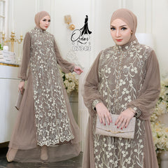 OZIAS Gamis Tile 07343 LD 105 I Gamis Lebaran Casual I Gamis Fashion Wanita