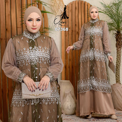 Ozias Gamis Tile 07368 LD 105 | Gamis Kondangan Wanita | Gamis Cantik Lebaran