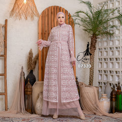 GAMIS OZIAS TILE 07320 LD 105 I Gamis Kondangan Wanita Lebaran I Gamis Fashion Casual Busui