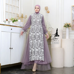 OZIAS Gamis Tile 07338 LD 105 Gamis Lebaran Cantik I Gamis Fashion Remaja