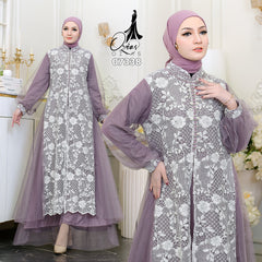 OZIAS Gamis Tile 07338 LD 105 Gamis Lebaran Cantik I Gamis Fashion Remaja