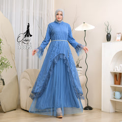 GAMIS OZIAS BROKAT ALYA 10025 LD 105 I Gamis Kondangan Wanita I Gamis Casual Lebaran I Ga mis Bini Orang